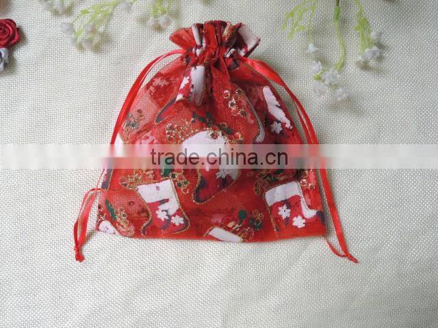 wholesale cheap custom size drawstring return gift bag for wedding