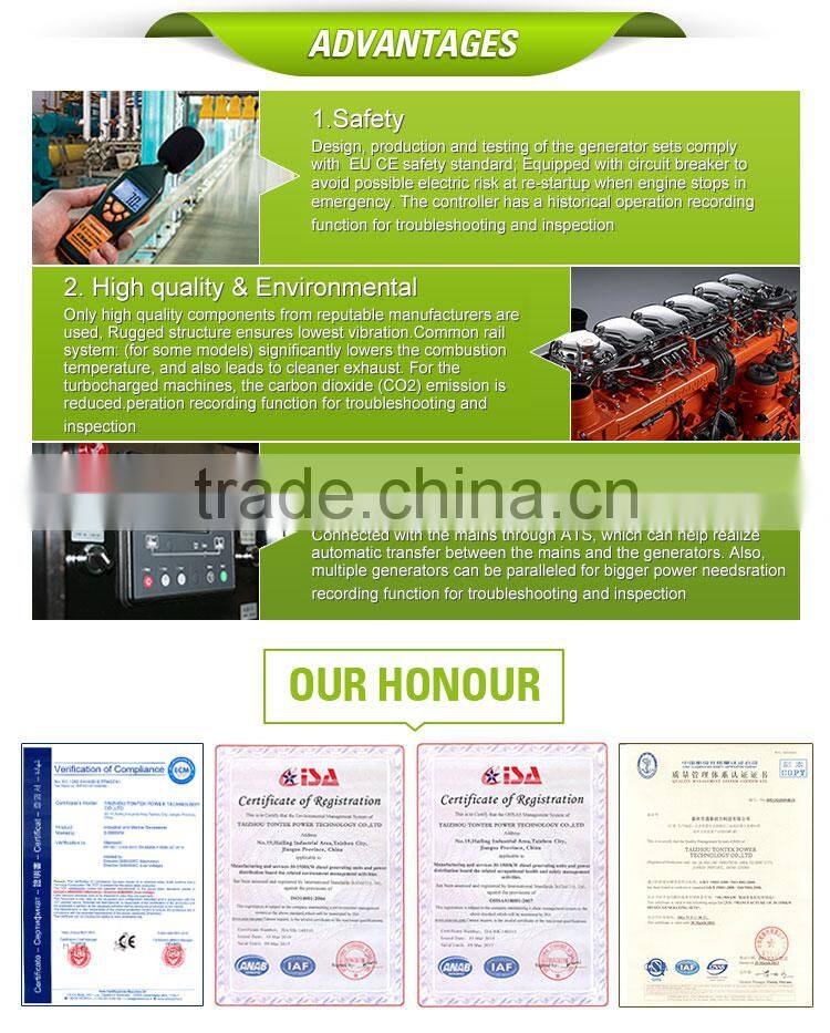 380kW Four stroke Electrical Power Marine Gen-set Used For Boats