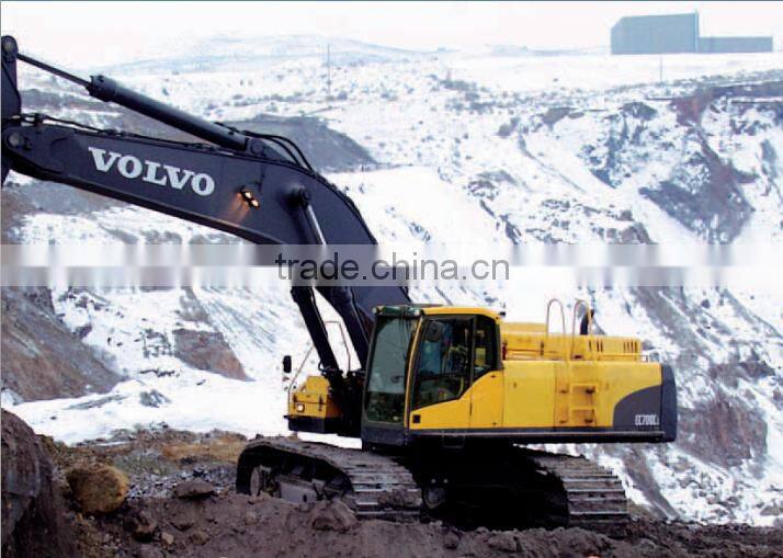 construction machine long boom excavator with Volvo D16E EAE3 engine EC700c