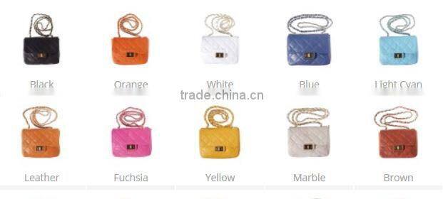 Quilted leather bag "Be exclusive" with single handle and cha bag handbags italian bags genuine leather florence leather fashion