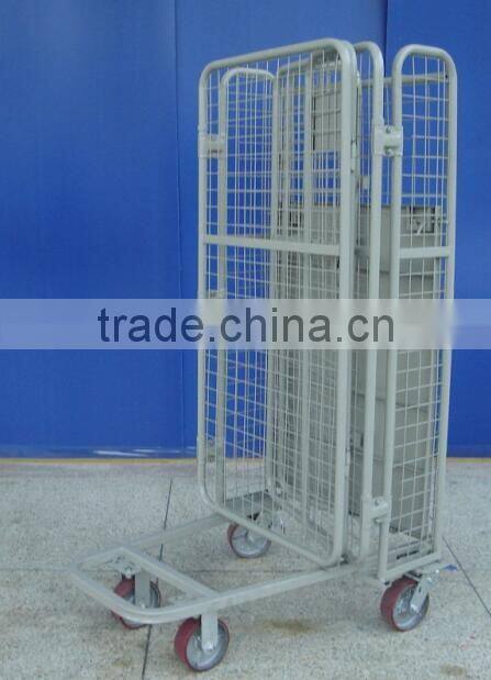 folded table trolley;