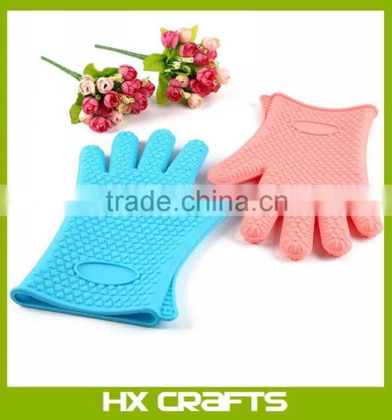 Wholesale high quality silicone oven mitt kitchen cooking oven silicon BBQ glove