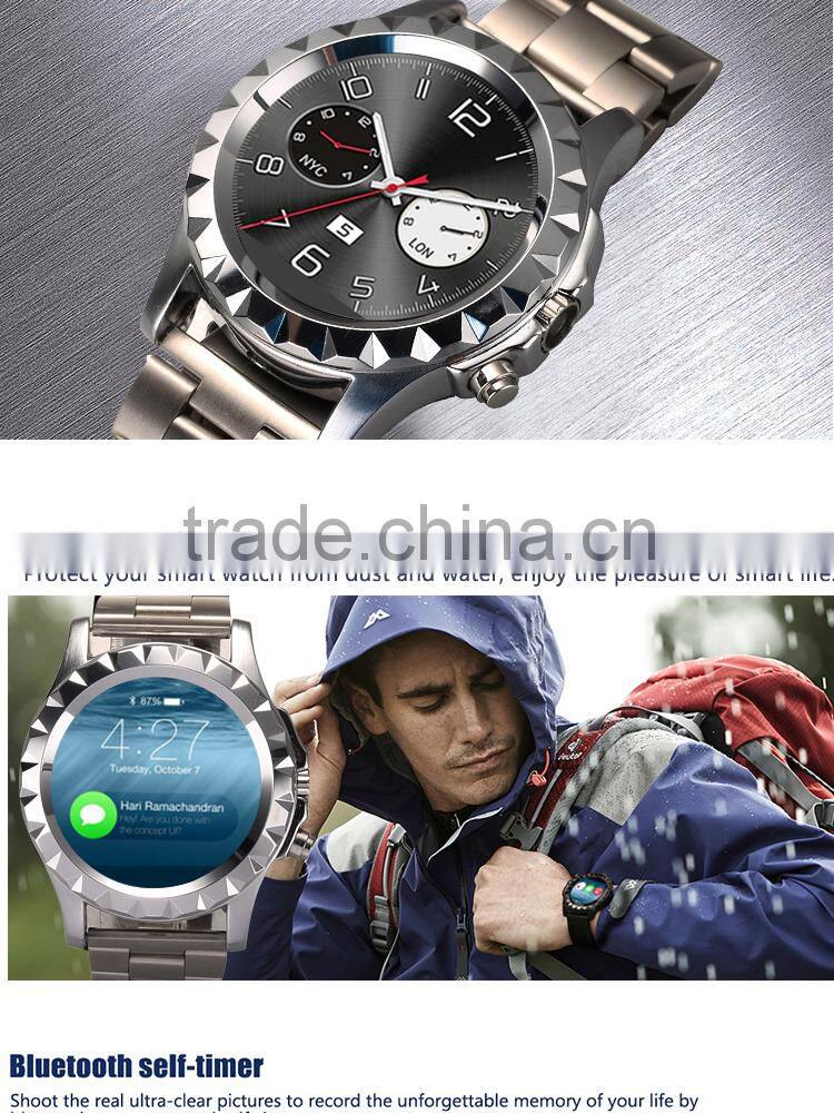 IP 67 Heart Rate Monitor Electrocardiogram ECG data analysis smart bluetooth watch