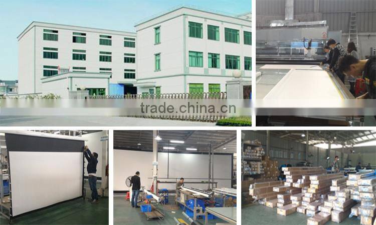 High quality artwork outdoor fastfold projection screen home theater style projector screen