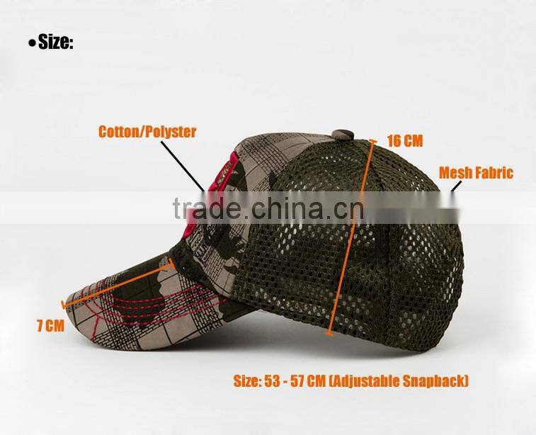 European Style Baseball Caps for Kids/ Military Hero Children Sports Hats