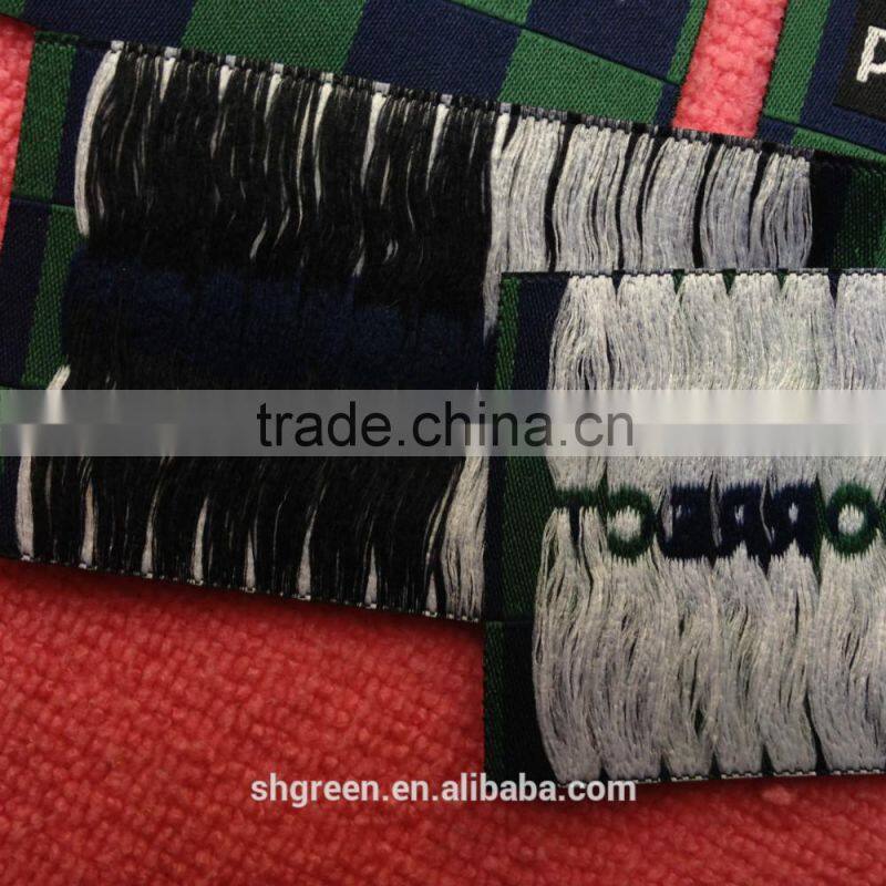 2016 new design woven patch,knitting clothing patch