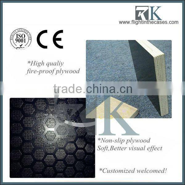 Factory 12U professional soft rolling makeup case drawers made in China