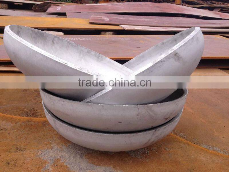pressure vessel dish end cap for boiler