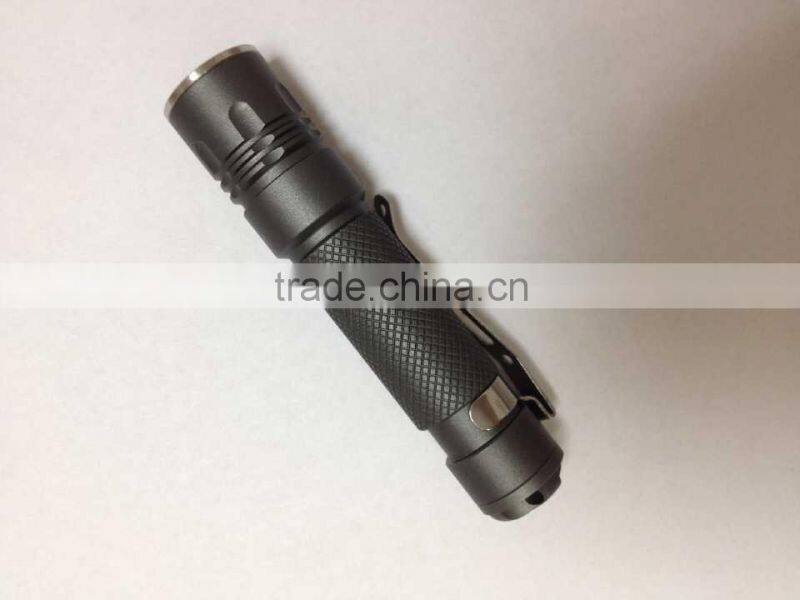 led mini flashlight 1AAA 120LM for camping/fishing /hiking
