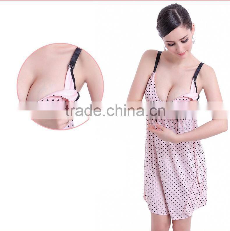 Textured Fabric Maternity Clothes Pregnant Women O-neck