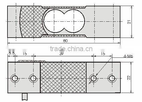 Single point type load cell