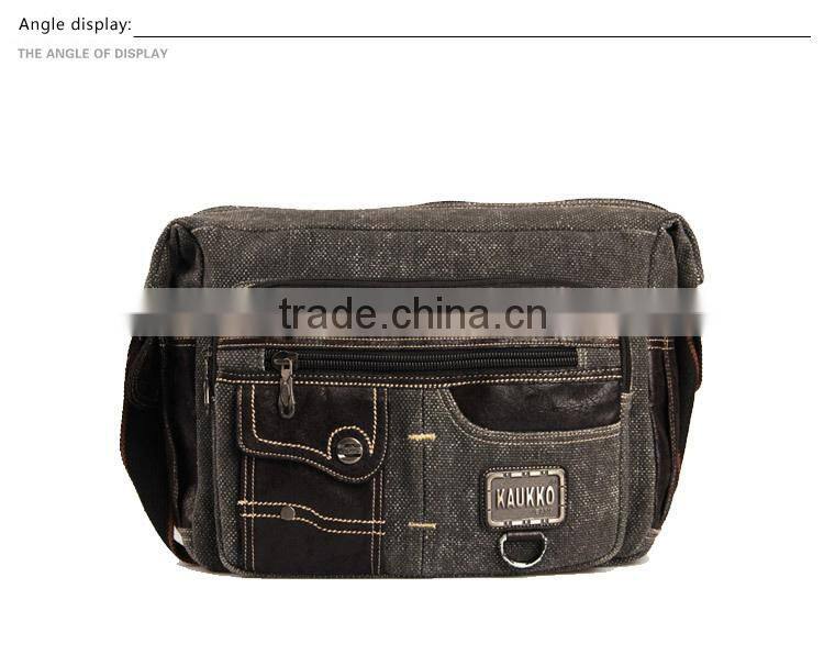 2016 one shoulder canvas military bags retro / vintage bags