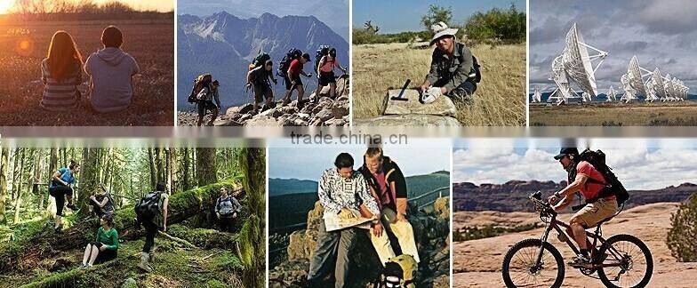 DC45-5W transparent plastic military compass with rope