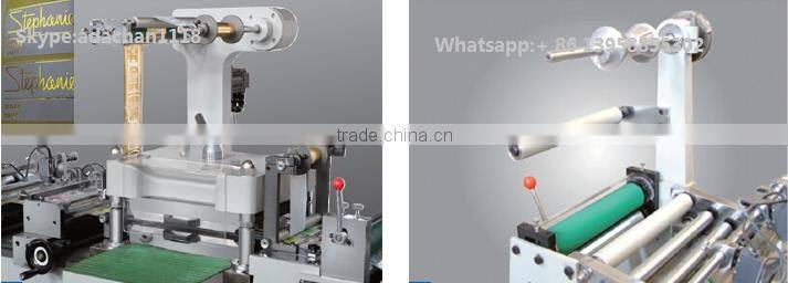 MQ-420420 Roll to roll / roll to sheet / label die cutting machine with hot stamping / lamination / punching function