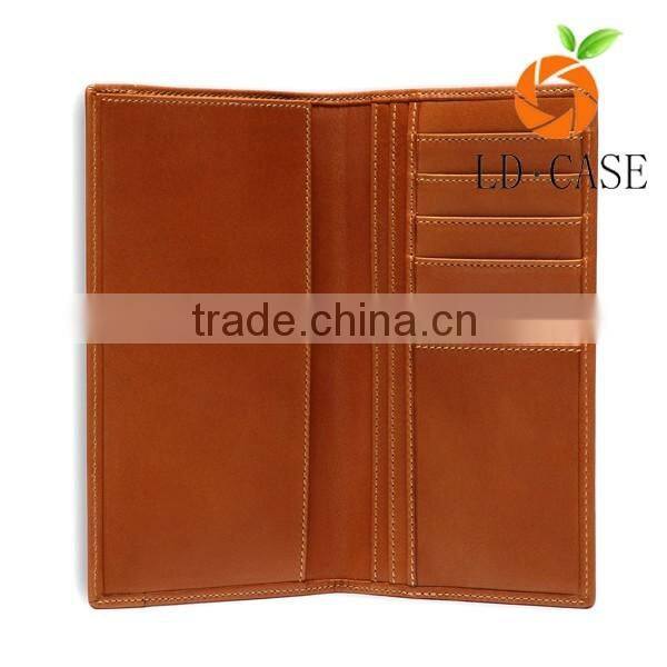 Wholesale clutch latest simple style genuine leather men's long wallet