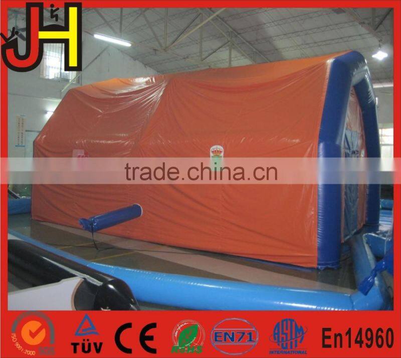 Large inflatable paintball arena, inflatable paintball field, paintball tent