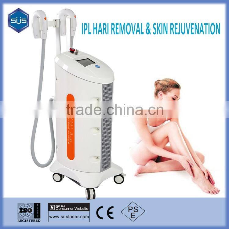 Salon Use Vertical E Light Shr Hair Removal Opt Skin Care Beauty Machine