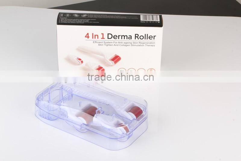 Best Factory Supply Skin Care 4 In 1 Derma Roller For Anti Aging