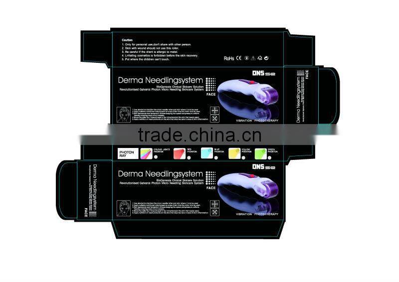 GTO brand Led vibrate derma roller with CE approved and competitive price professional use for hair removal and skin care