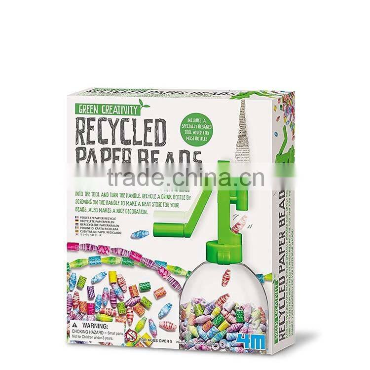 Recycled Paper Beads Handmade Toys For Kids Children Beads For Jewelry Making