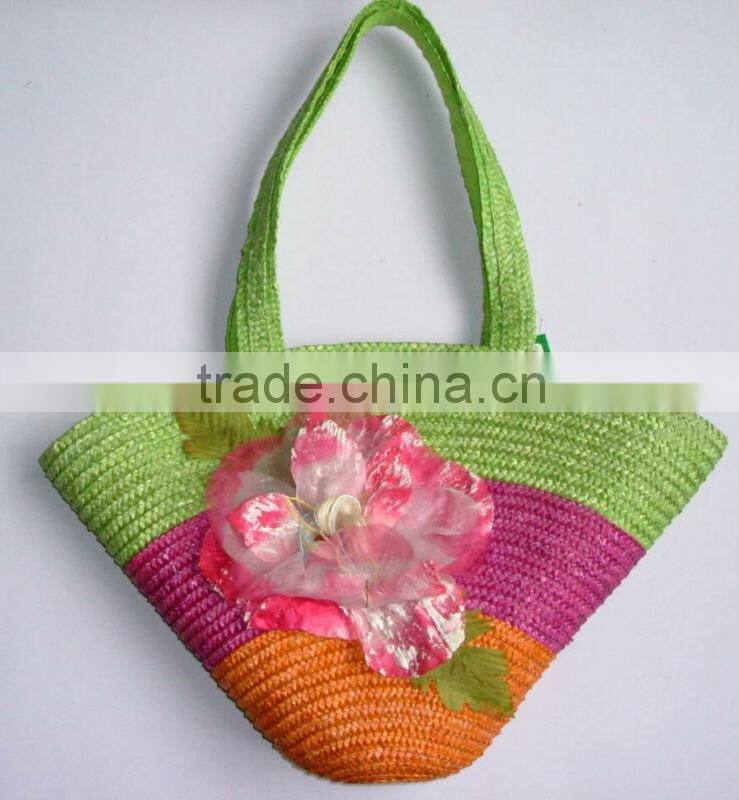 summer pupolar straw bag/beach bag