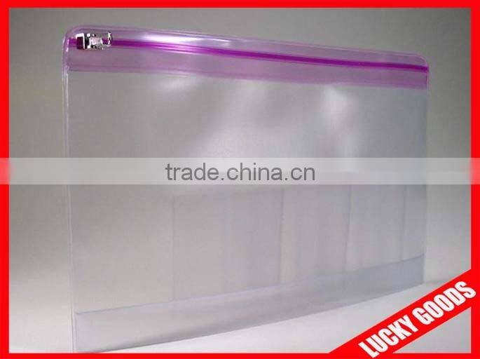 promotional file bag, pvc pouch, zipper bag pvc