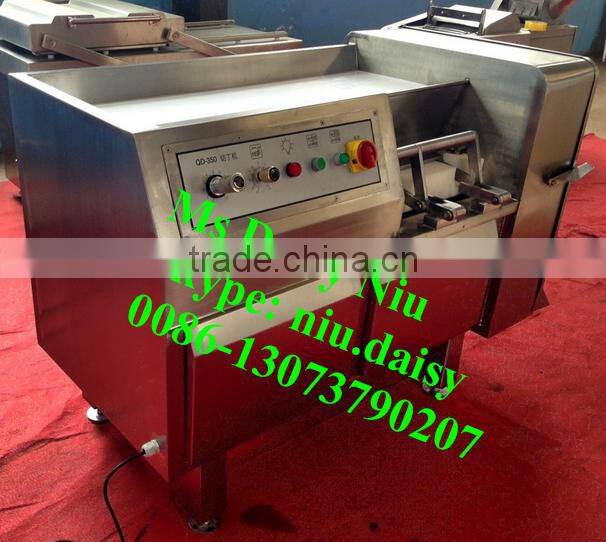 commercial frozen meat block cutting machine/chicken breast cutter machine/beef cube cutting machine