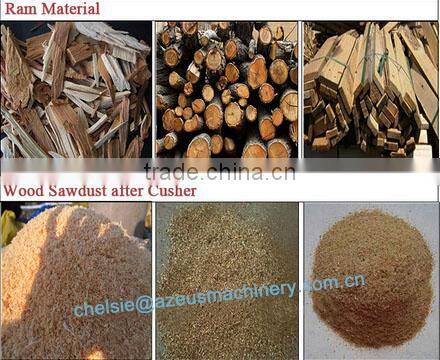 Wood crusher machine for making sawdust with best price