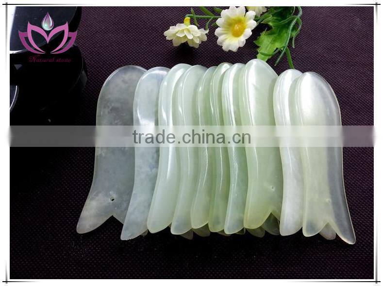 free shipping various gemstone guasha board traditional Chinese therapy tools