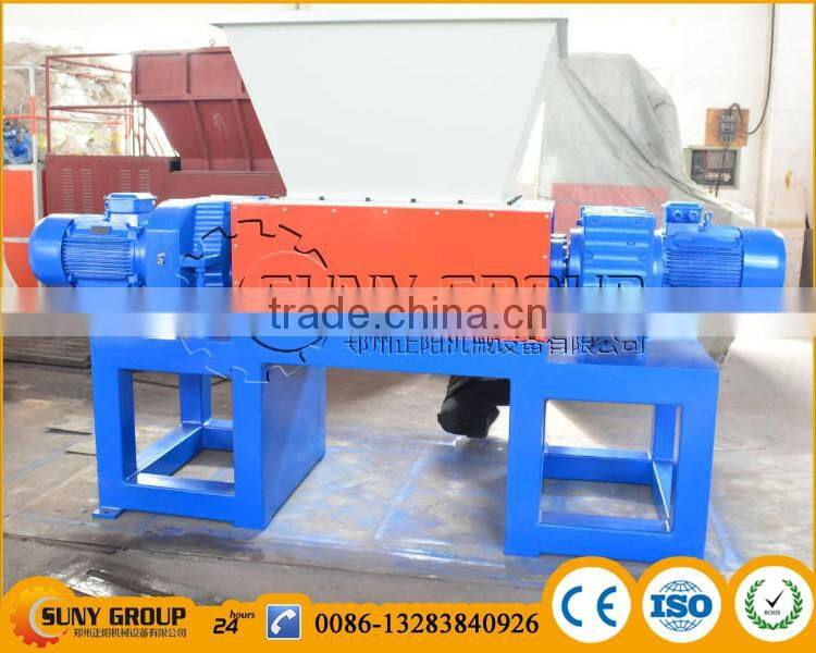 New Design Double Shaft Car Engines Shredding Machine Price