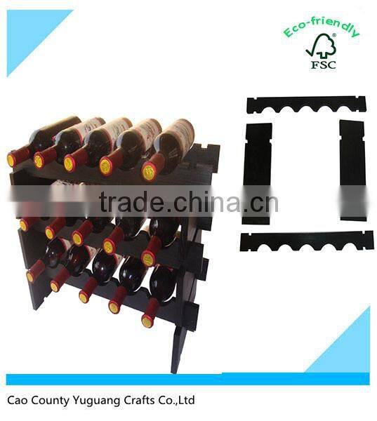 Wooden wine rack,wine display rack,wine storage rack,wood wine bottle rack