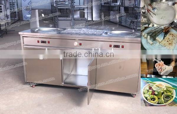 Imported Compressor High Efficiency Fried Ice Cream Machine