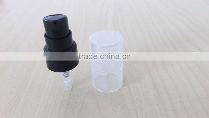 black cream spray pump