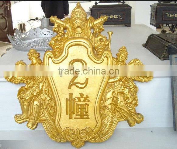 casting aluminum decorative garden signs