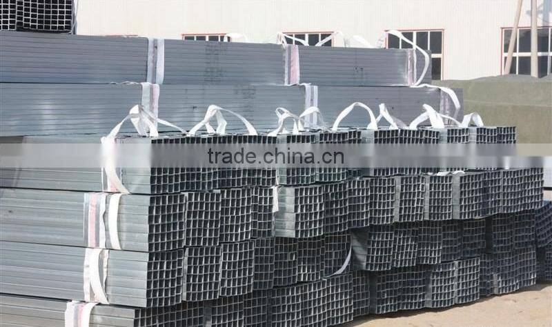 Pre-galvanized steel pipe &square steel pipe price use for construction