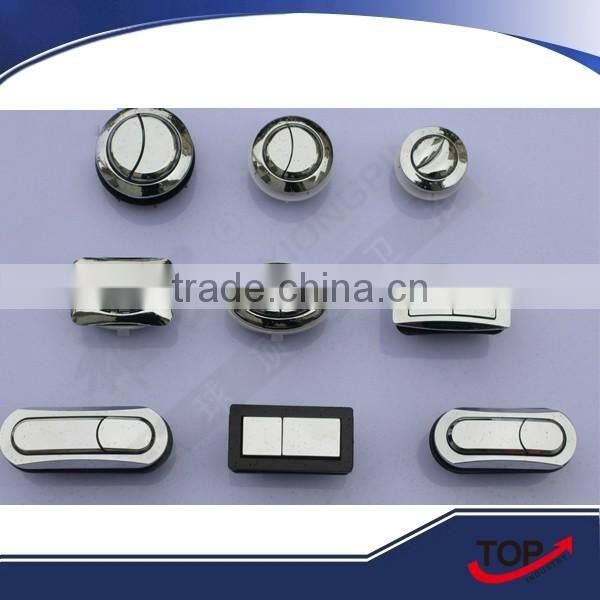2016 High quality electroplating plastic push button for toilet water tank