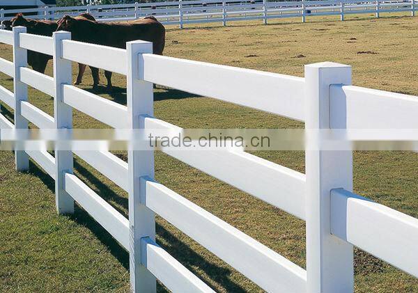 PVC Rail Ranch Fence
