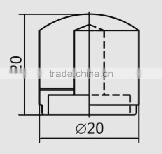 6mm glod round small metal knobs