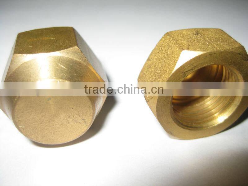 Air condition flare nut / brass flare nut / flare cap nut