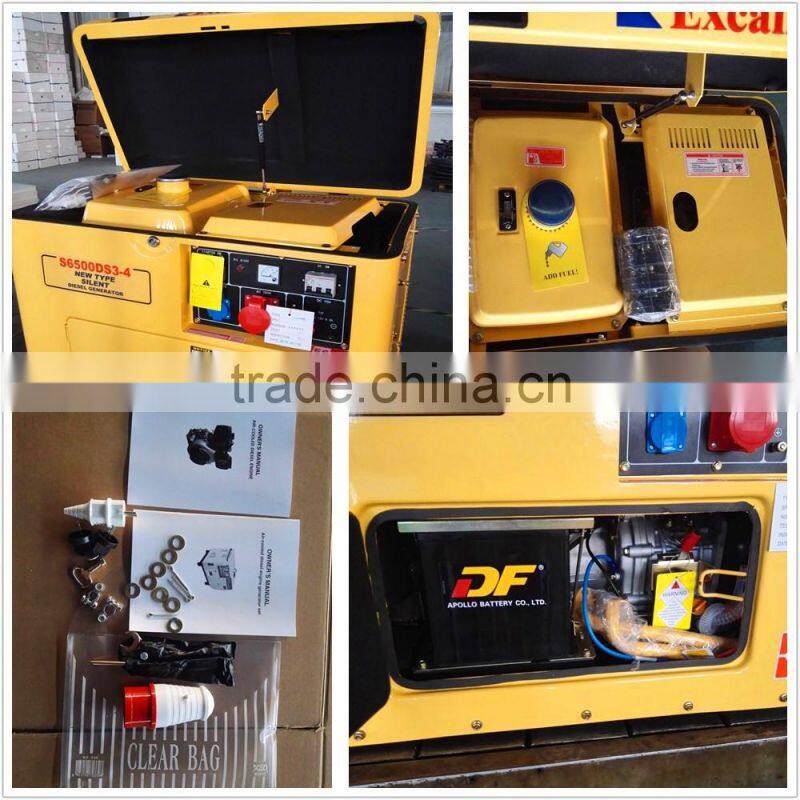 220 Volt Diesel Generator for Home Use S6500DS3