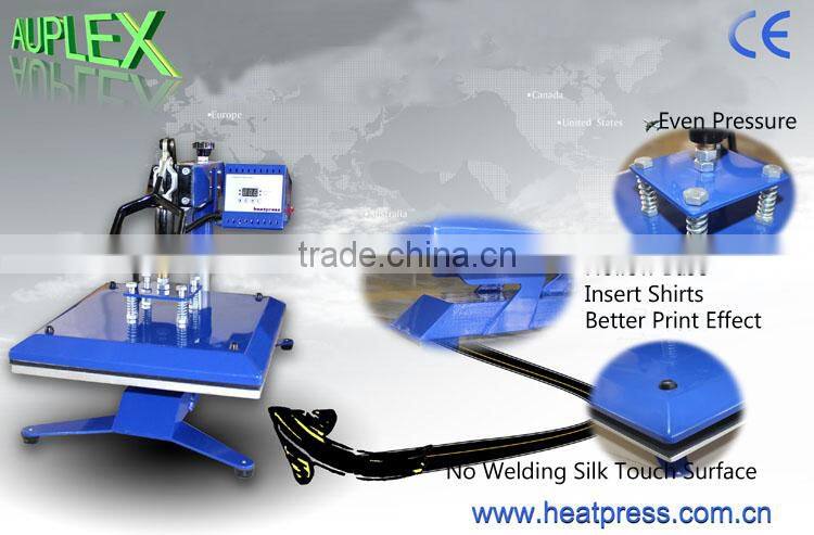 Promotion advanced high pressure tshirt air swinger swing away 40 x 50cm or 40cm x 60cm heat press machine