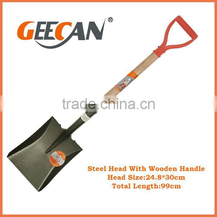 Square Spade With Steel Handle