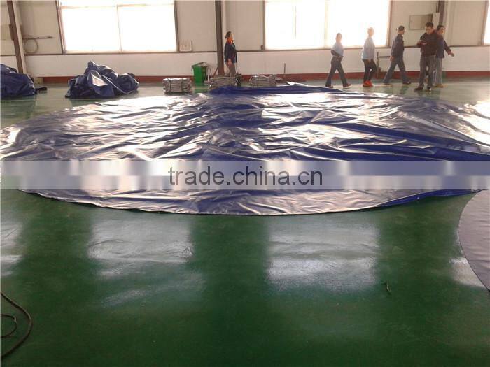 Good Waterproofness Poly Vinyl Swimming Pool Cover, high tensile pvc pool covering