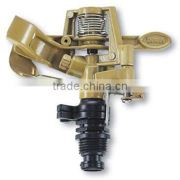 Metal Impulse Sprinkler With Plastic Male Thread