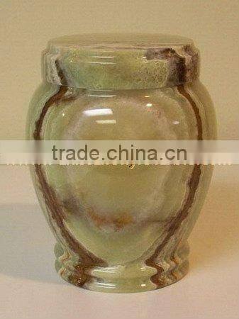 Natural stone green Urns Onyx Marble Decorative Gifts