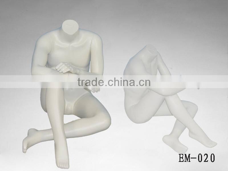 body of mannequin for sitting man for fashion design