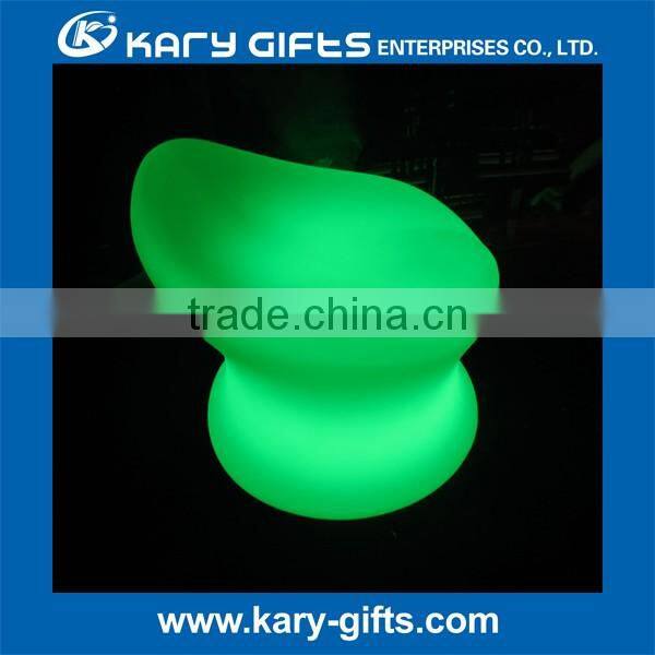 Multi color remote control led kids stool durable kid led bar stool