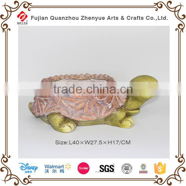 Resin garden flower pot for garden decor