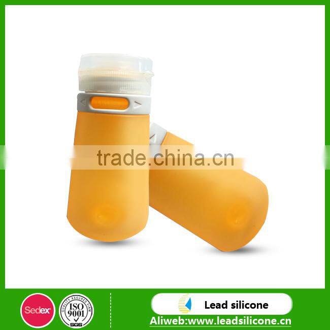 Silicone packing bottle suit portable latex shampoo shower bottles