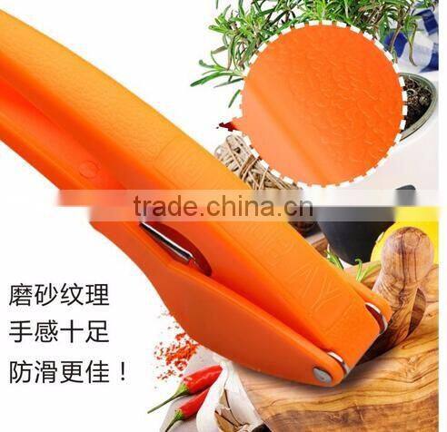 cy286 ABS +Stainless Steel Handled Easily clean Garlic Press